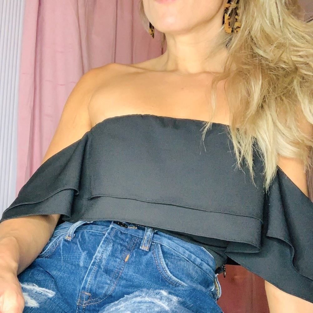 | SM | Anthropolgie | Les Soeurs | Bardot Top